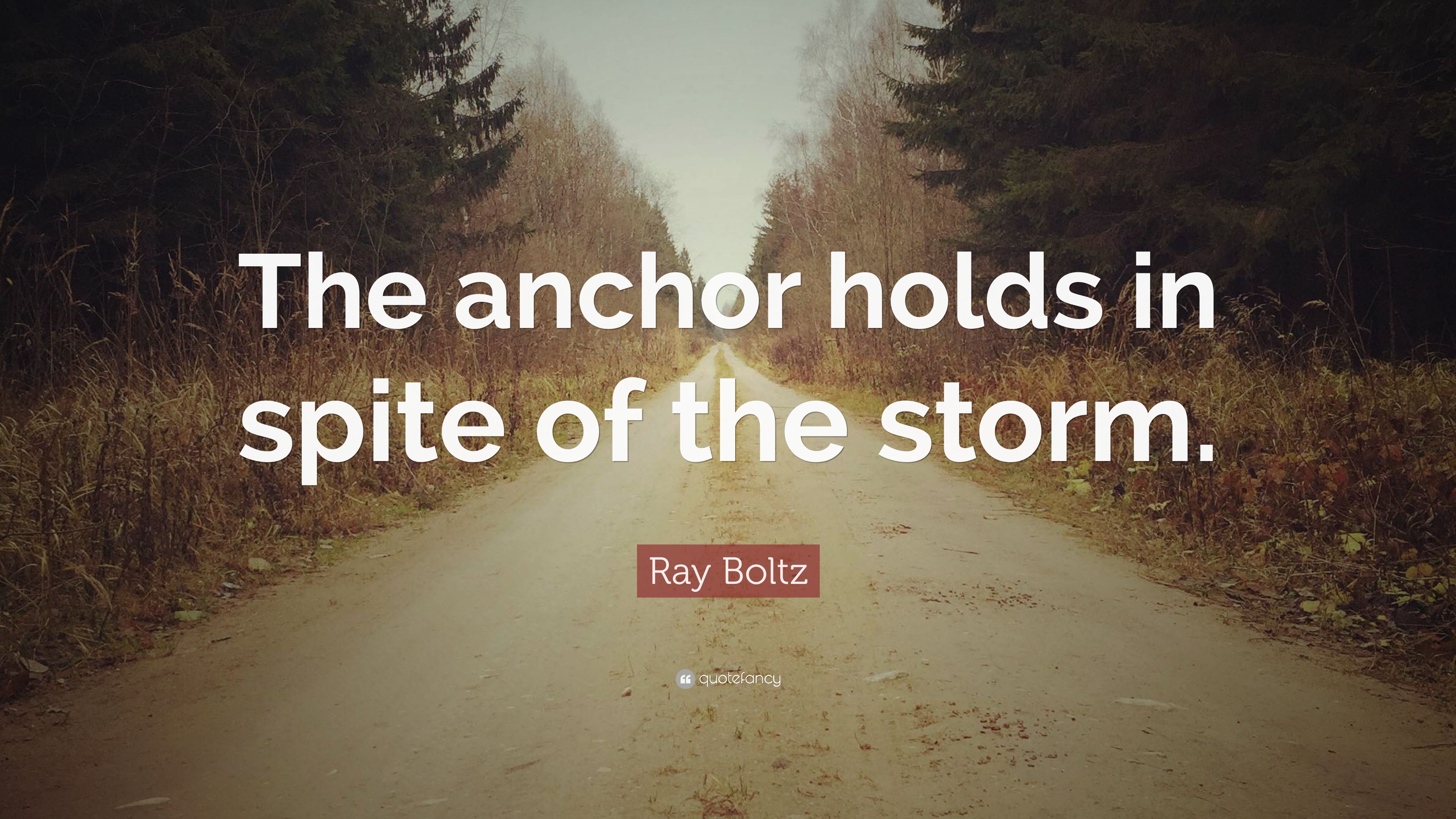 ray boltz the storm the anchor holds
